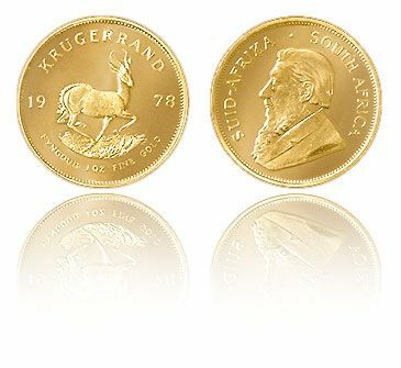 Pietų Afrikos auksinės Krugerrand monetos