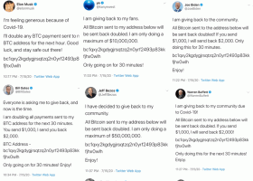 „Twitter“ akcijos krenta, kai įsilaužėliai pašalina „Bitcoin“ sukčiavimą