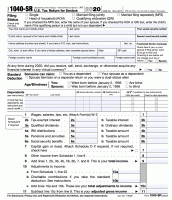 แบบฟอร์ม 1040-SR: การคืนภาษีของสหรัฐอเมริกาสำหรับผู้สูงอายุ คำนิยาม